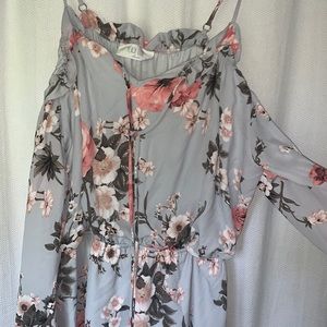 Peach Love Romper
